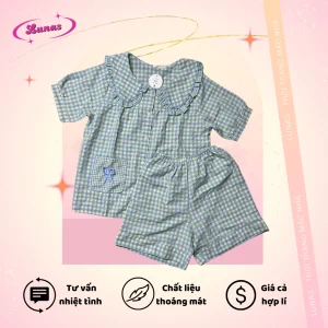 Set Đồ Ngủ Họa Tiết 2 Túi Chất Liệu Cotton Mềm Mỏng