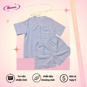 Set Đồ Mặc Nhà & Đồ Ngủ Họa Tiết Chấm Bi